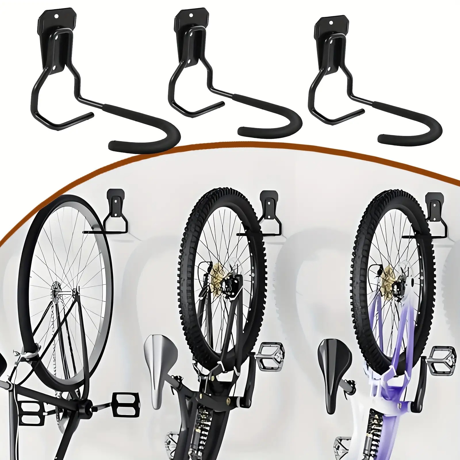Cycling Gear Wall Organizer - Gancio per montaggio a parete per