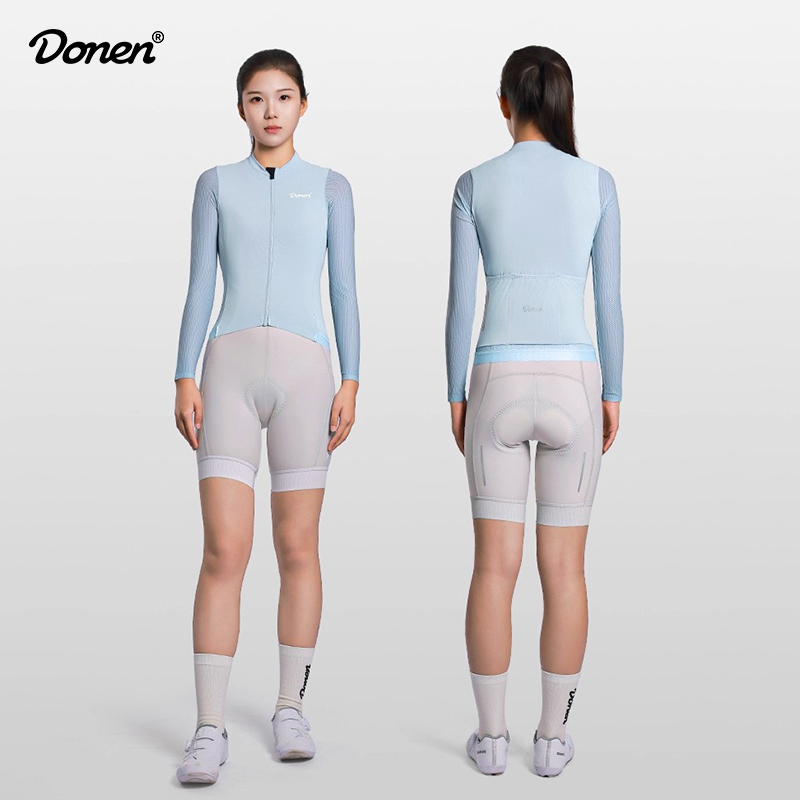 Cycling Gear Apparel - Maglia da Ciclismo DONEN per Donna,
