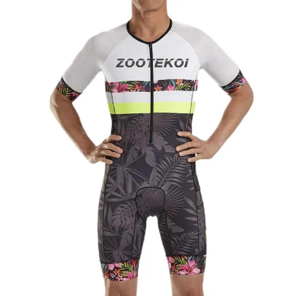Triathlon Cycling Kit - Zootekoi estate uomo Triathlon tuta Ciclismo