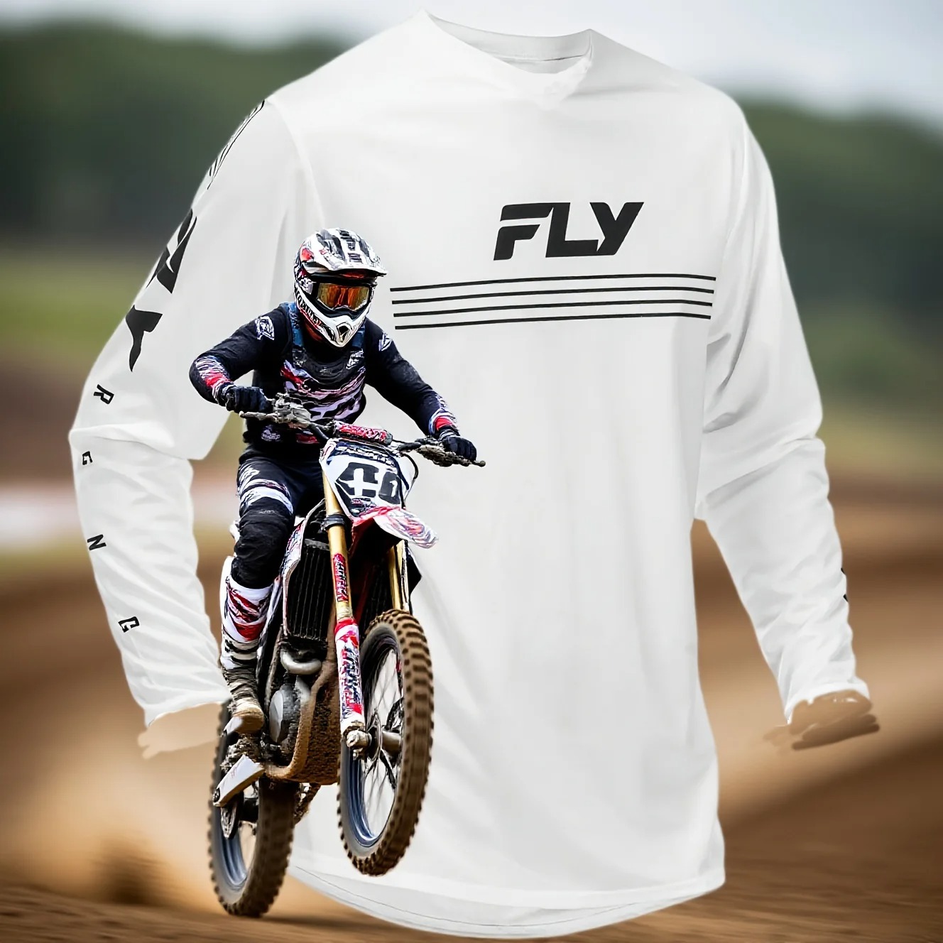 Cycling Gear Apparel - Magliette a Maniche Lunghe da Uomo