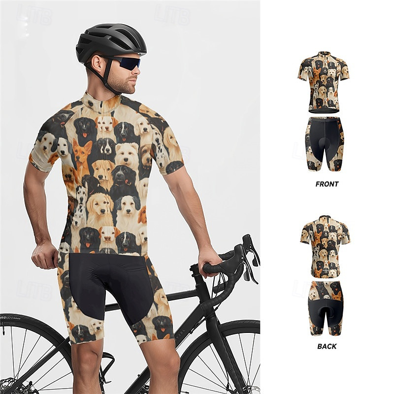 Triathlon Cycling Kit - Nuovo Set Maglia Ciclismo Uomo Manica