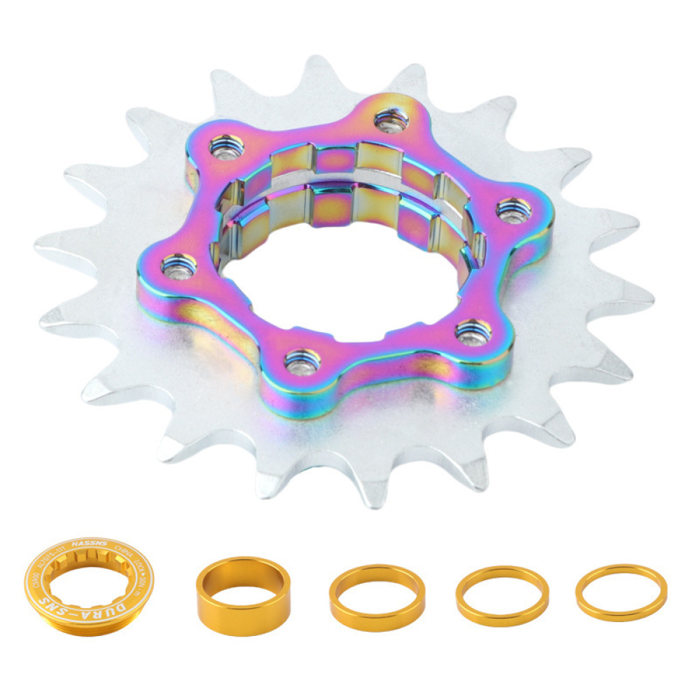 Fixed Gear Cycling Kit - HASSNS Kit di Conversione Cassetta MTB