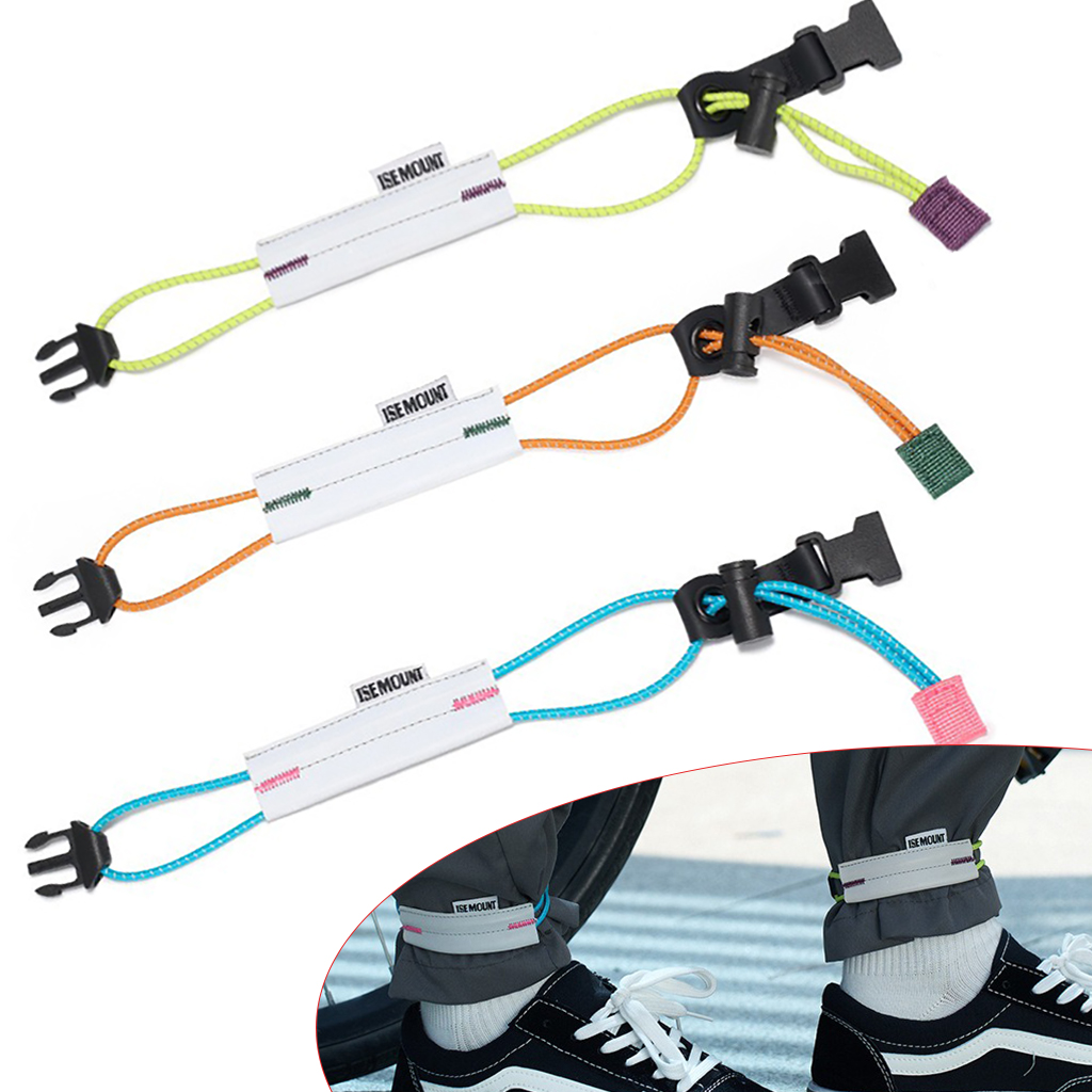 Cycling Gear Men - Cinturino Riflettente per Pantaloni da Ciclismo,