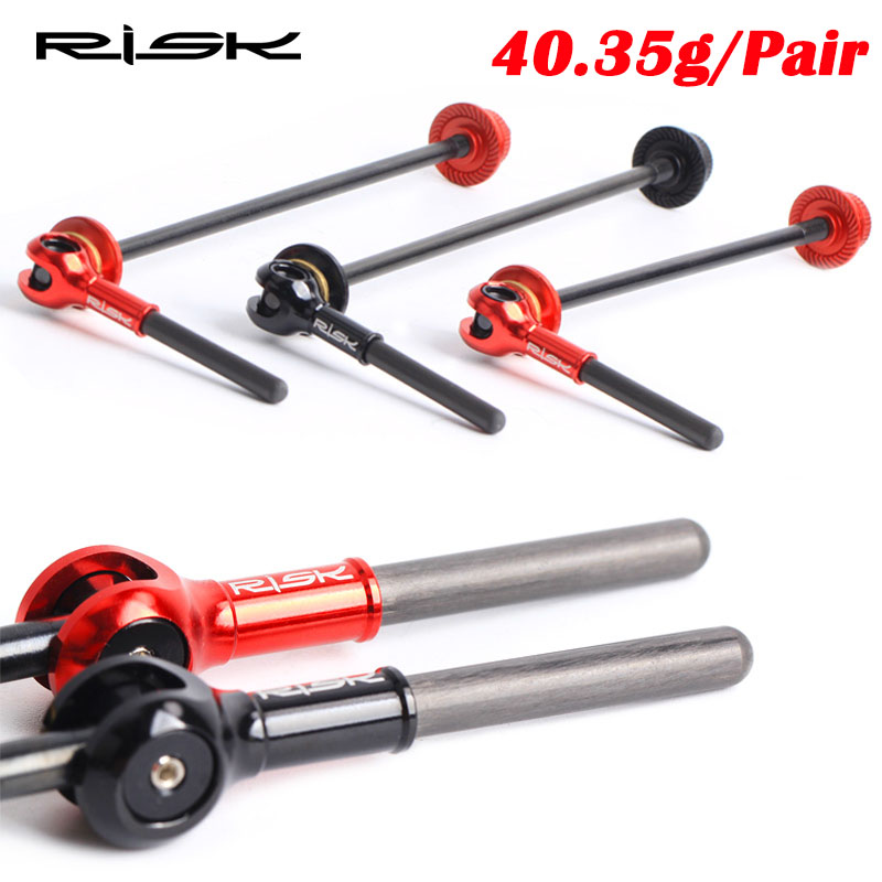 Quick Release Skewer - RISK Ultralight Titanium 40,35g/Coppia QR Leva