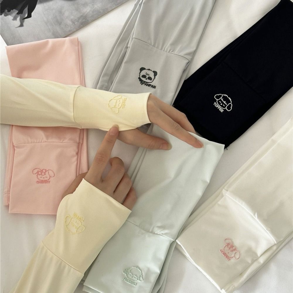 Cycling Glove - Manicotti Elastici Lunghi in Seta Ghiaccio