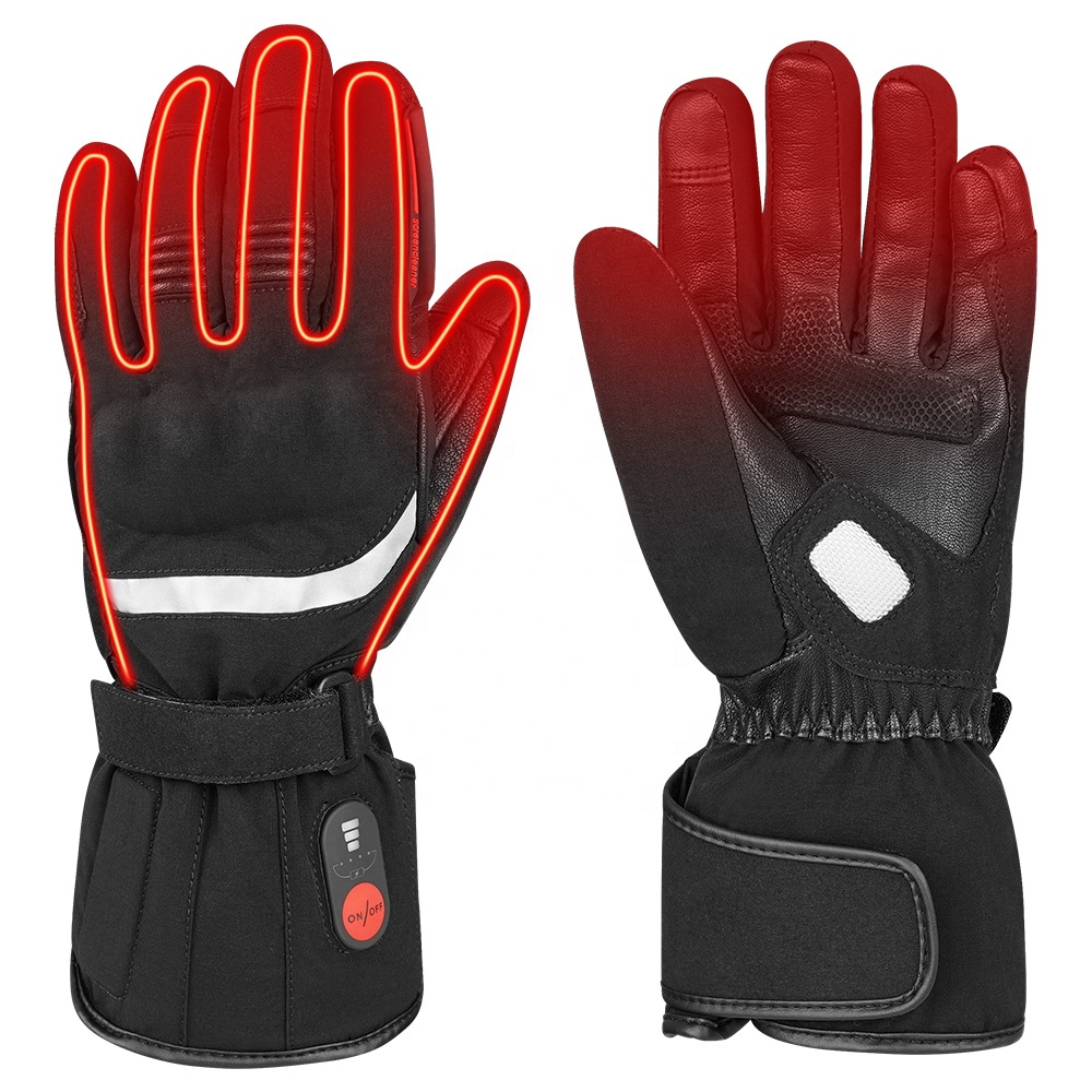 Cycling Glove - Guanti Riscaldati per Moto in Pelle