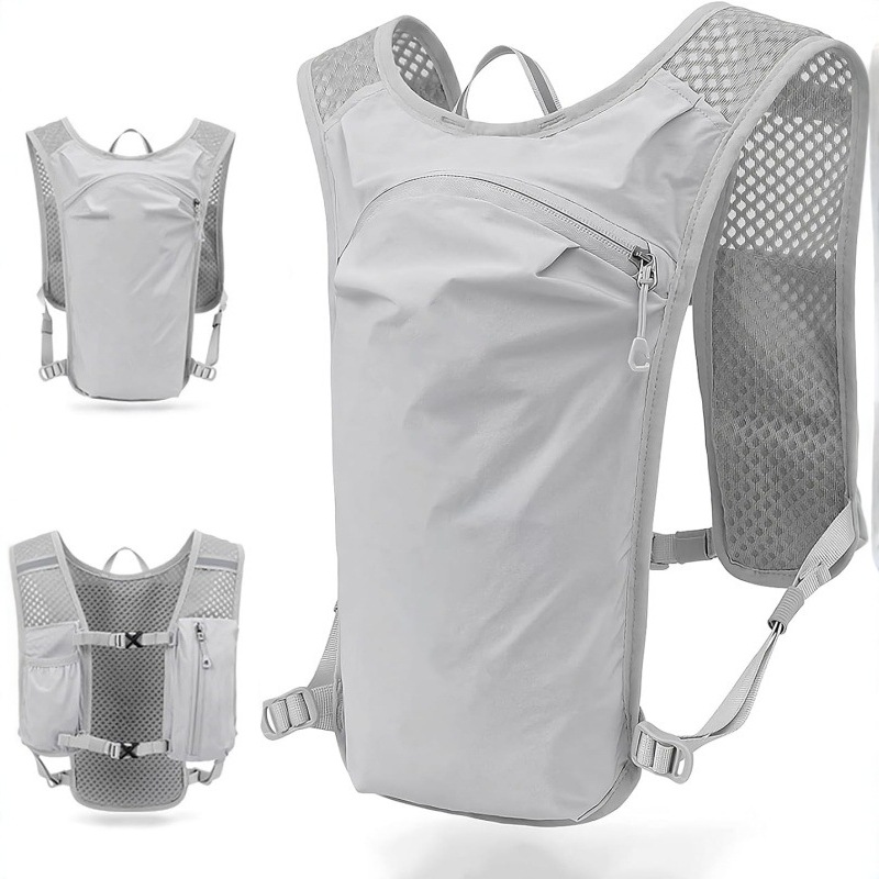 Cycling Gear Men - Gilet Idratazione Ultraleggero per Trail Running