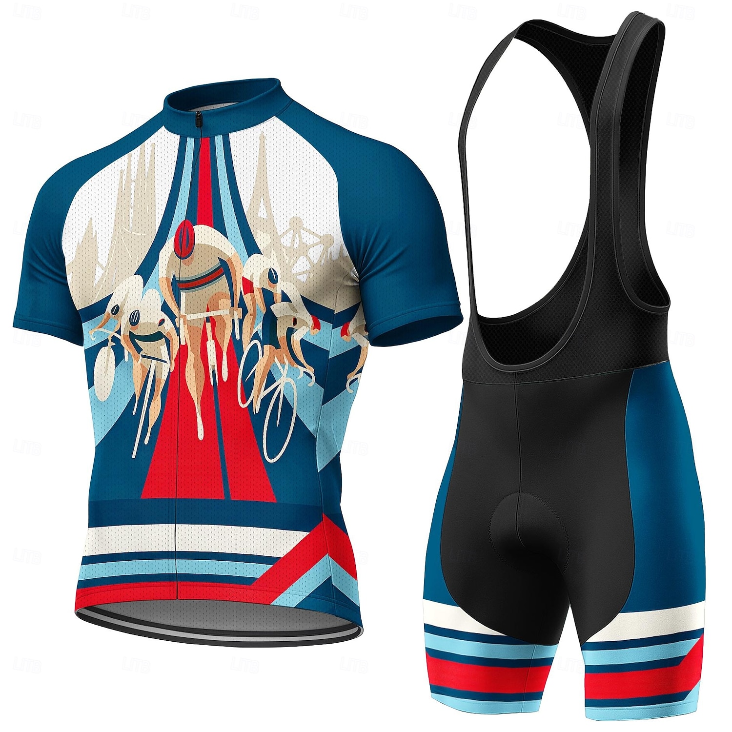 Triathlon Cycling Kit - Set da Ciclismo per Uomo con