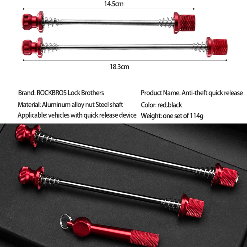 ROCKBROS Spiedini per mozzo ru - Quick Release Skewer recensione e prezzo