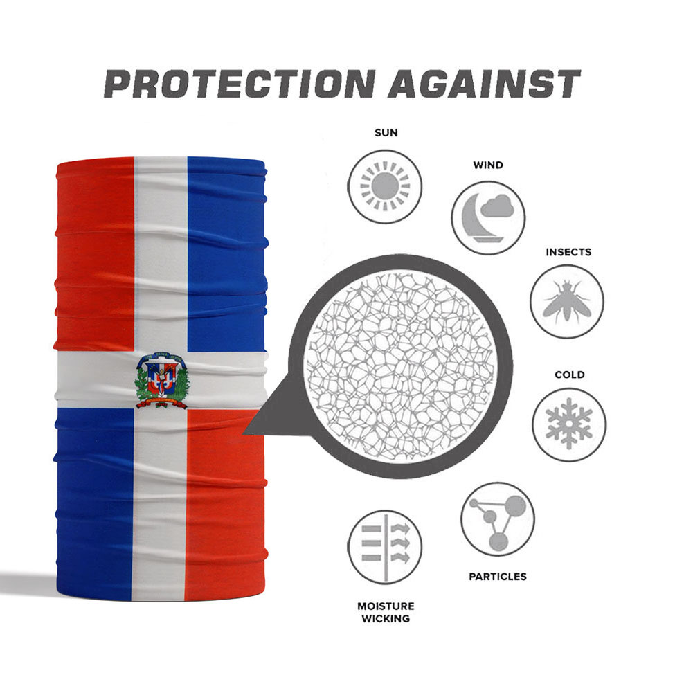 Dominica National Flag Bandana - Cycling Gear Men recensione e prezzo