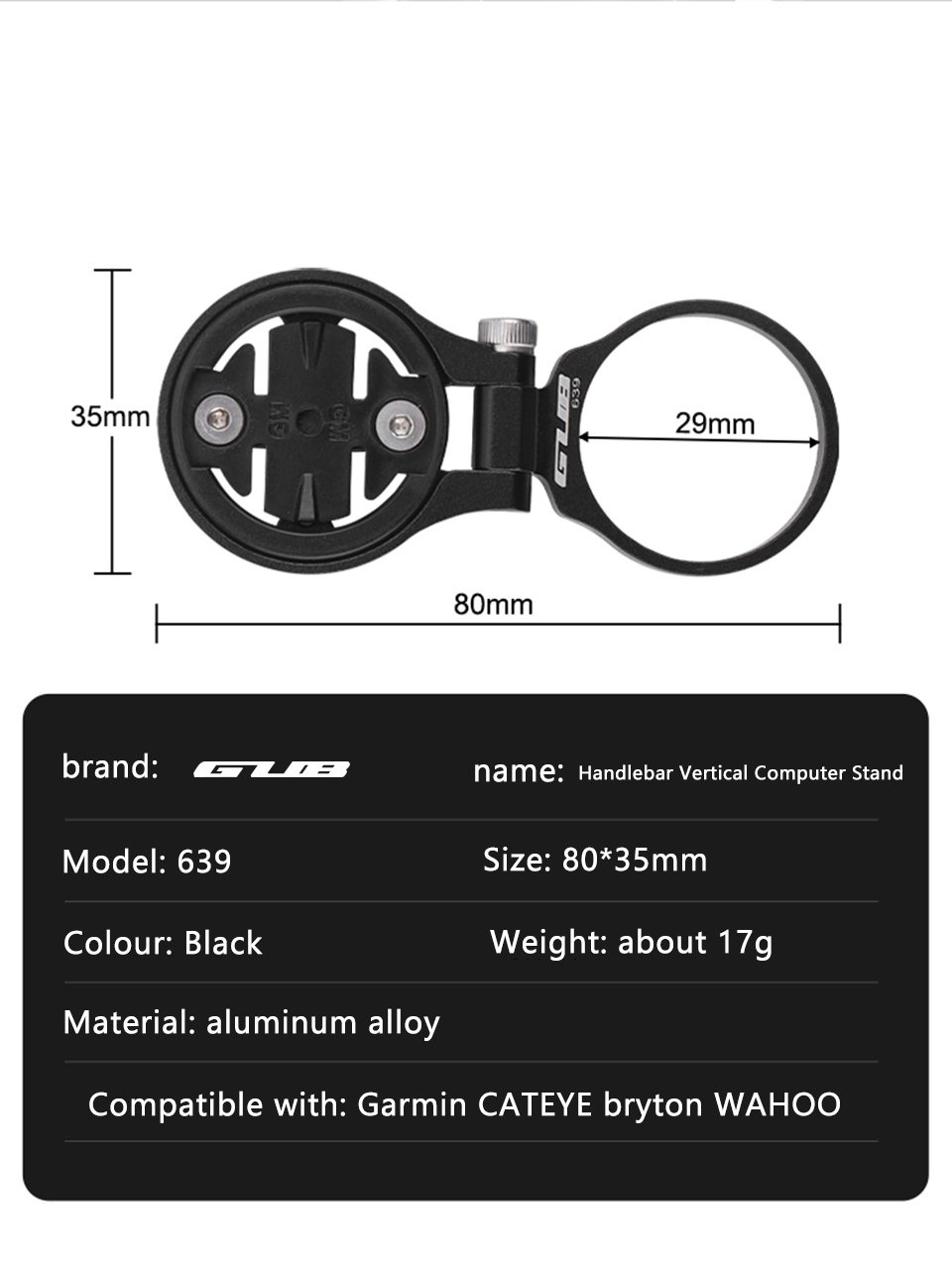 Supporto GUB 639 per Computer  - Cycling Gear Mount recensione e prezzo
