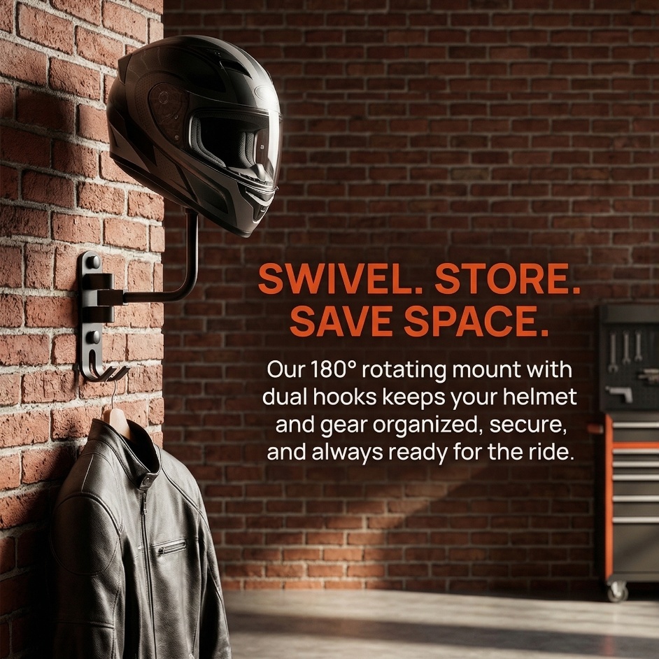 Supporto per Casco in Lega di  - Cycling Gear Wall Organizer recensione e prezzo