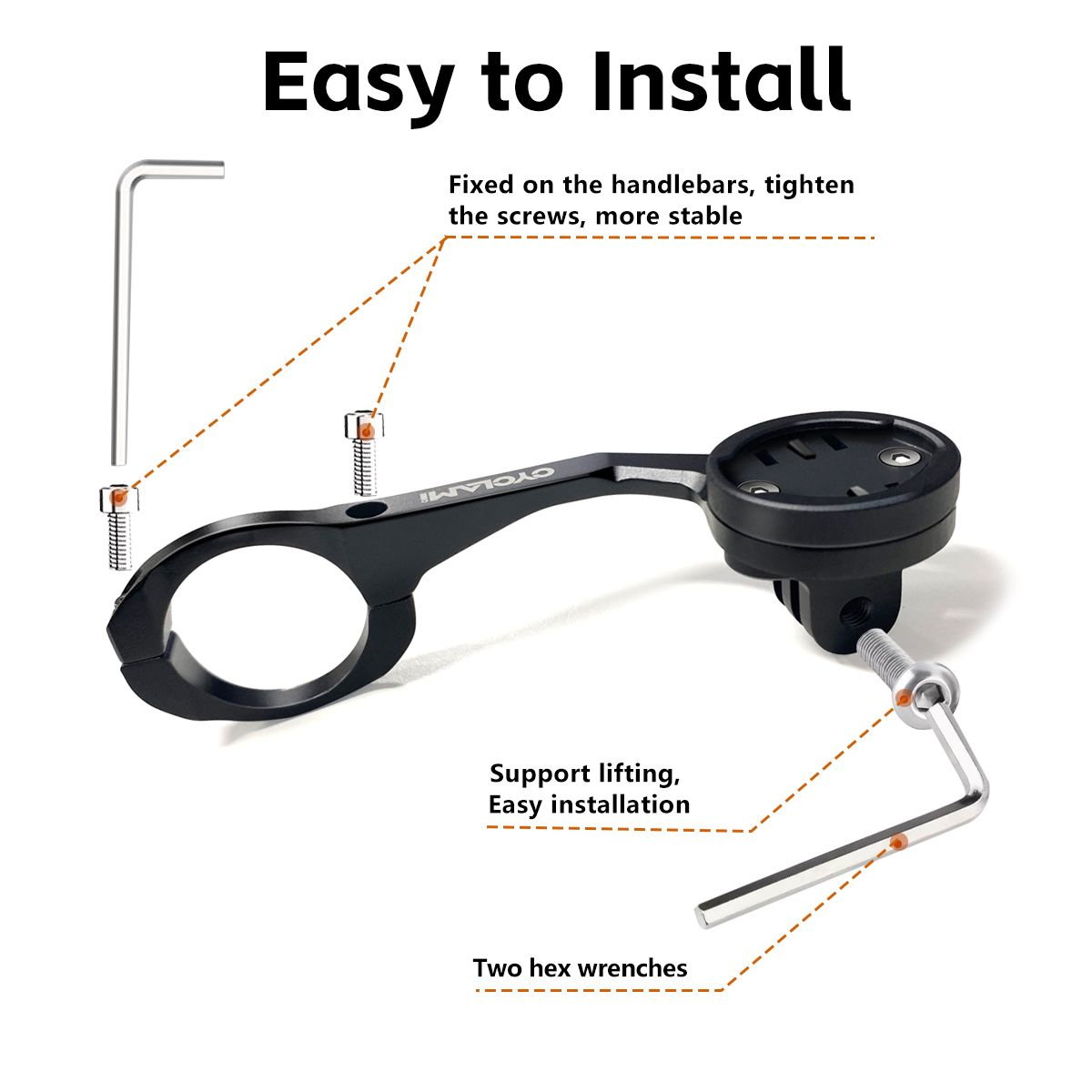 Supporto per faro in lega di a - Cycling Gear Mount recensione e prezzo