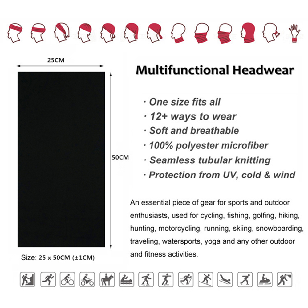 Bandane tinta unita senza cuci - Cycling Gear Men recensione e prezzo